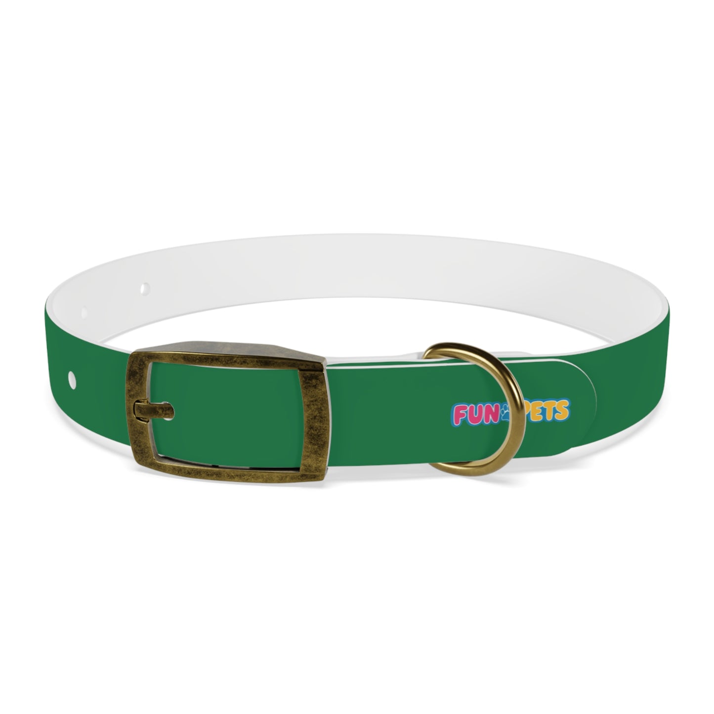 Customizable Dark Green Fun Collar