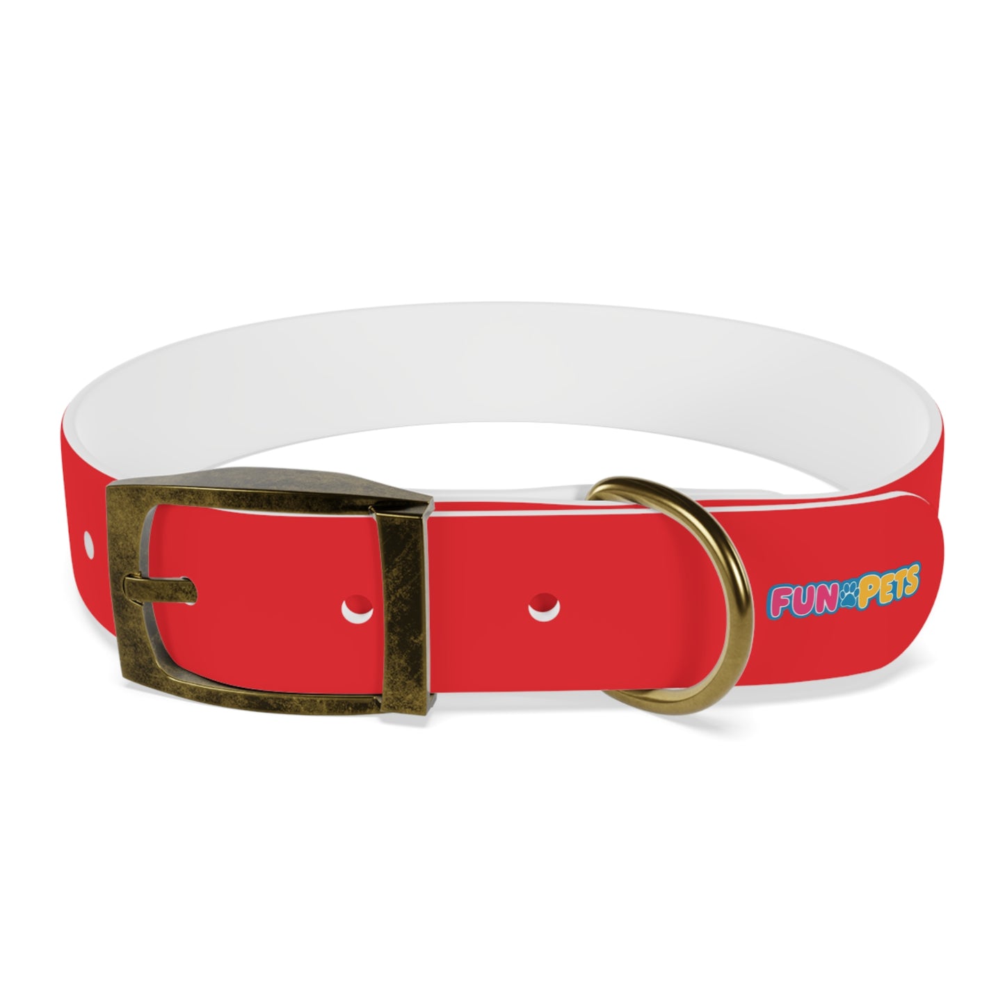 🤩 Customizable Red Fun Collar 🤩