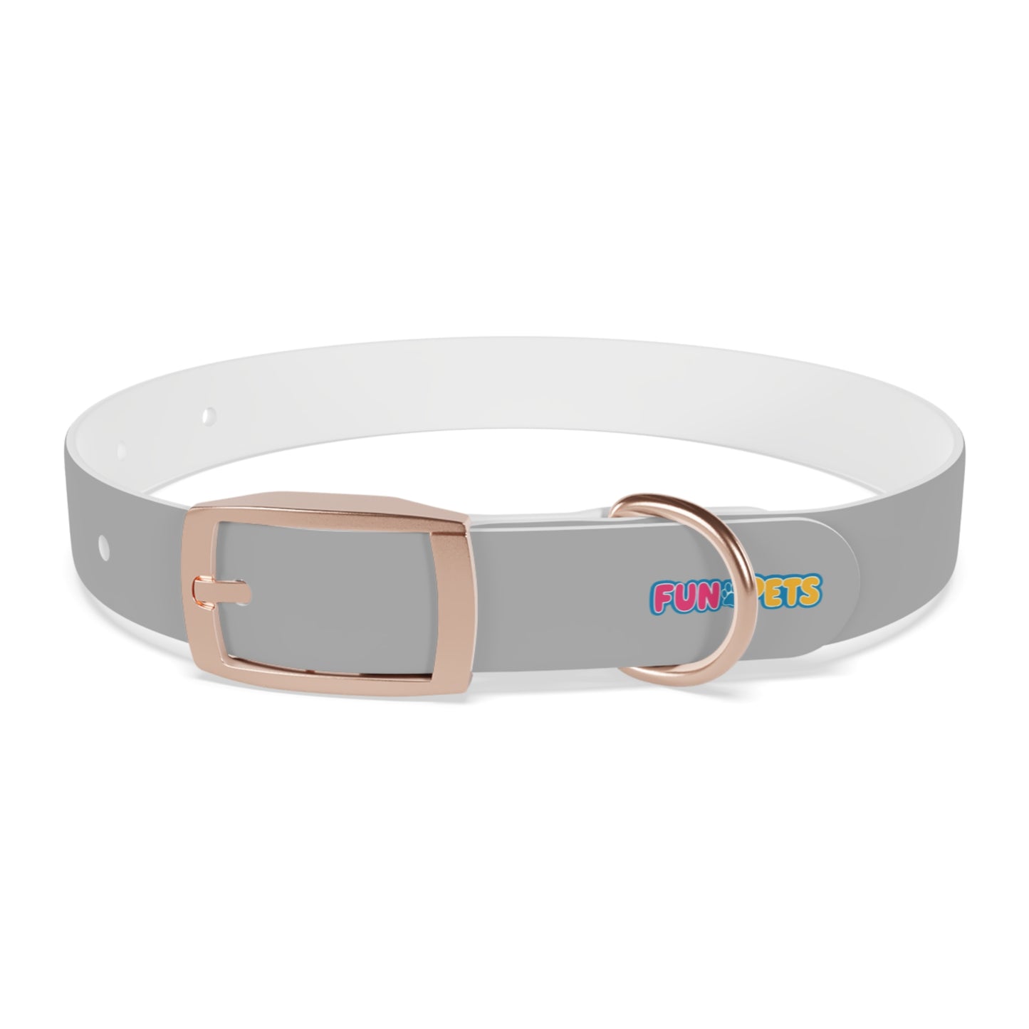 Customizable Gray Fun Collar