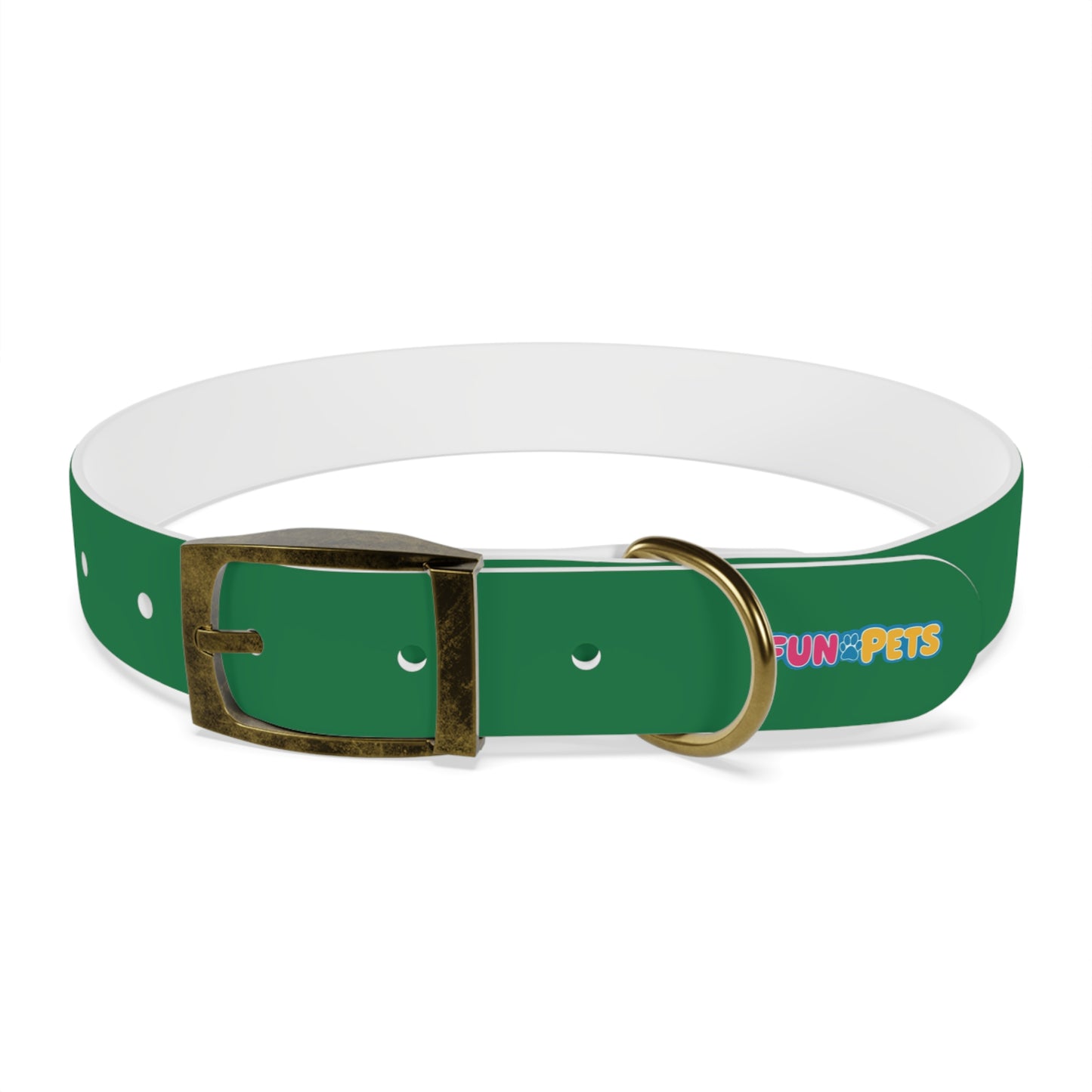 Customizable Dark Green Fun Collar