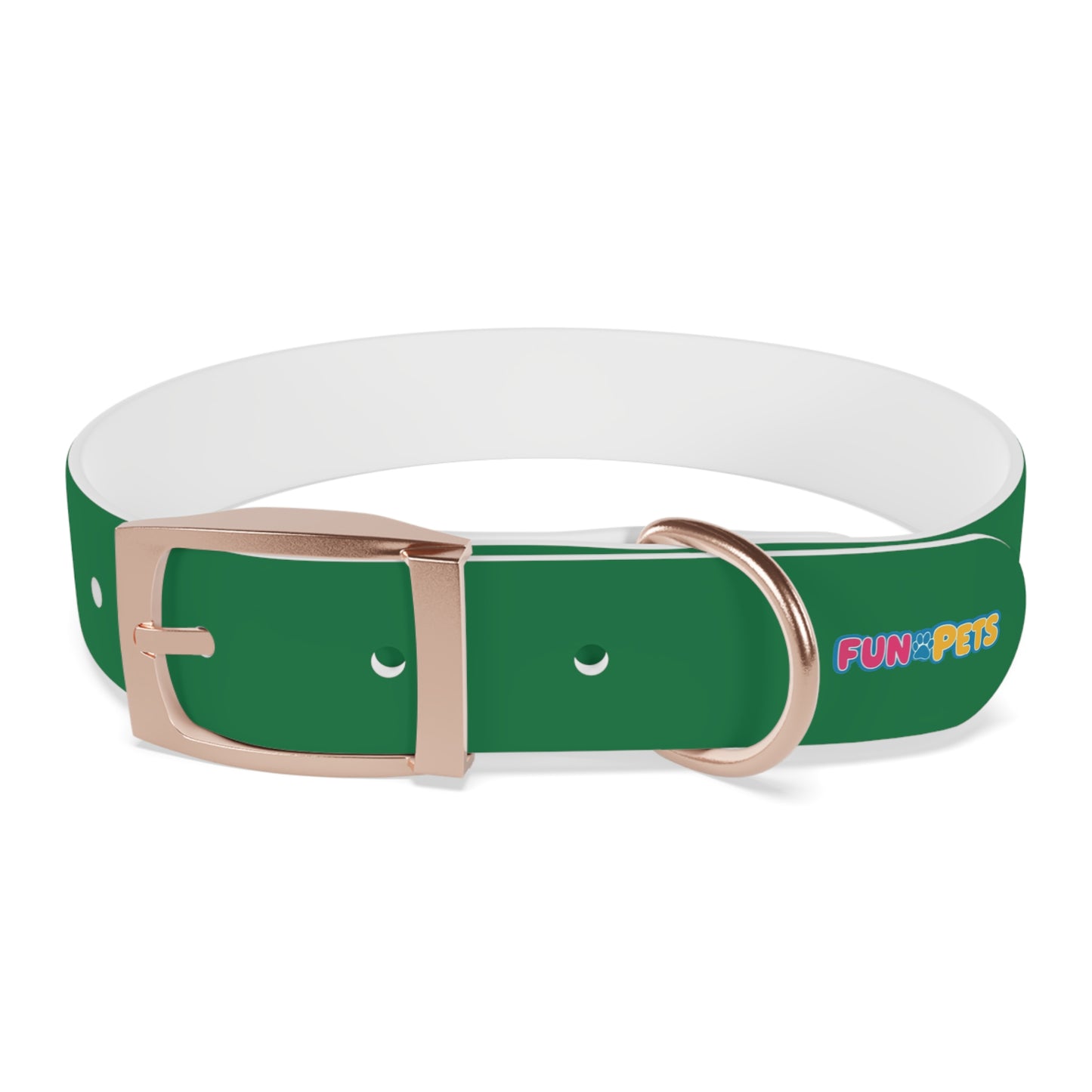 Customizable Dark Green Fun Collar