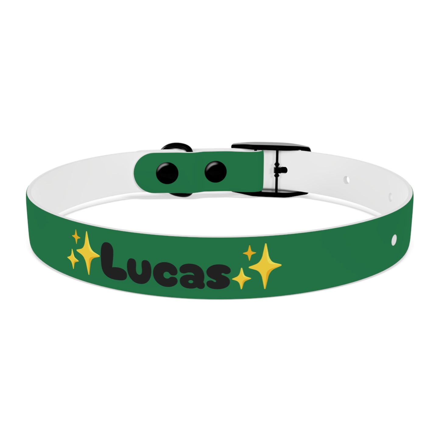 Customizable Dark Green Fun Collar