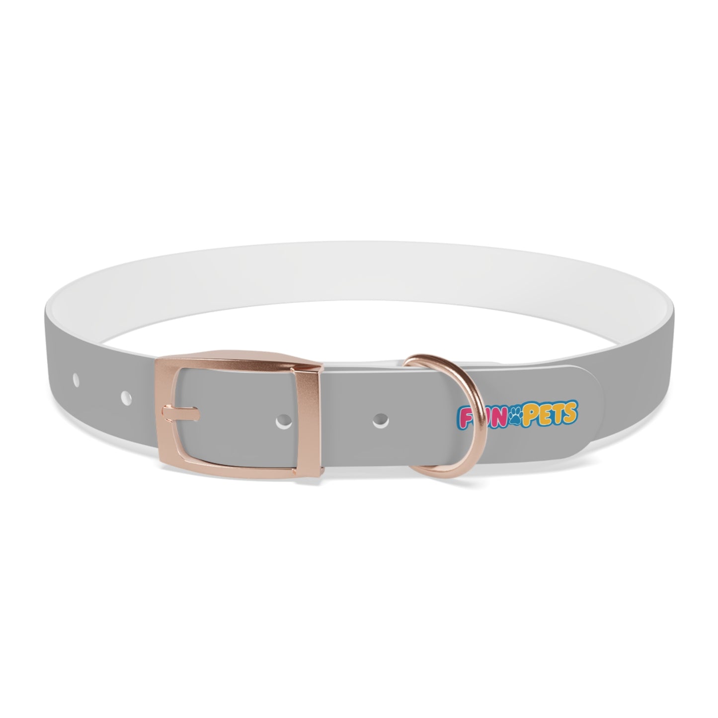 Customizable Gray Fun Collar