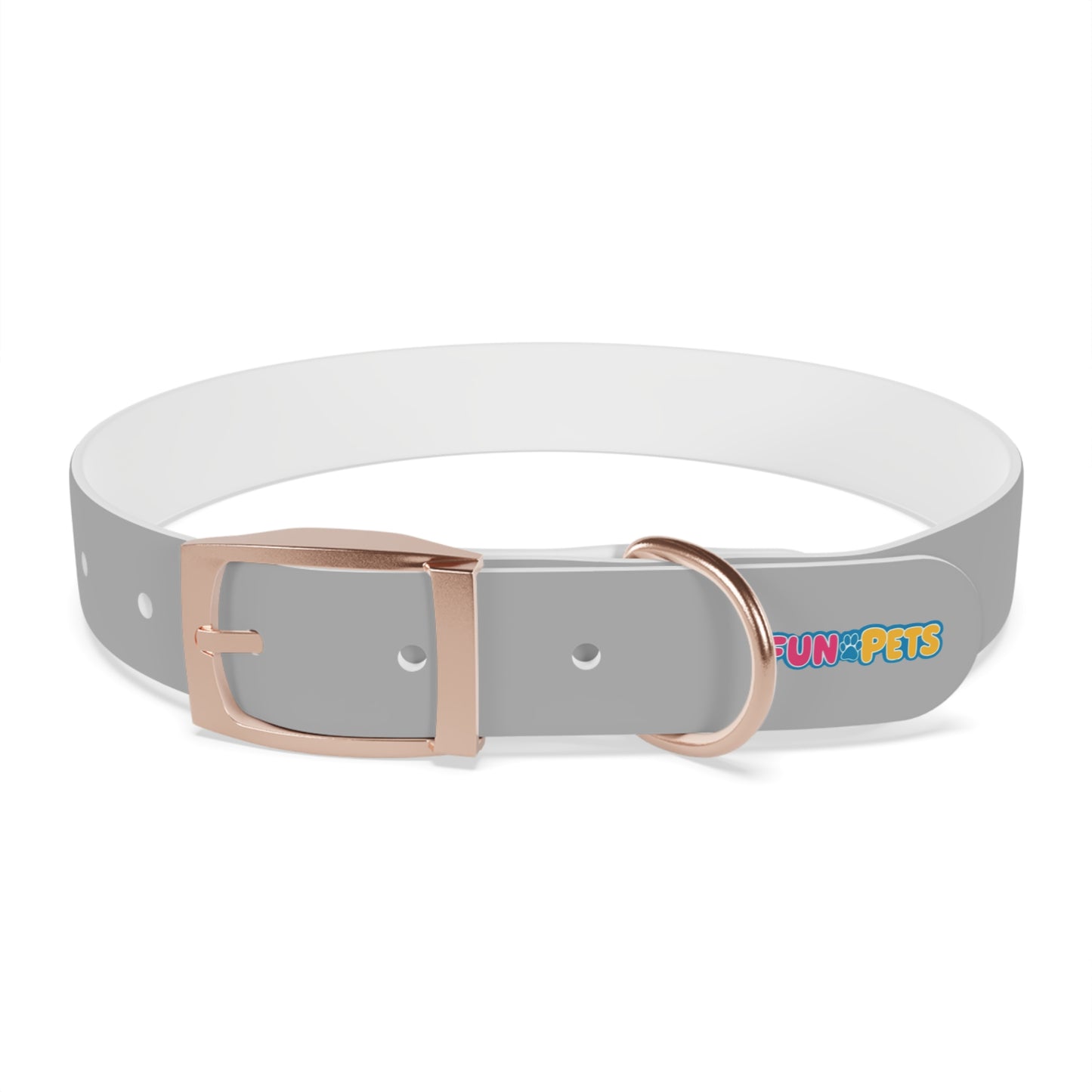 Customizable Gray Fun Collar