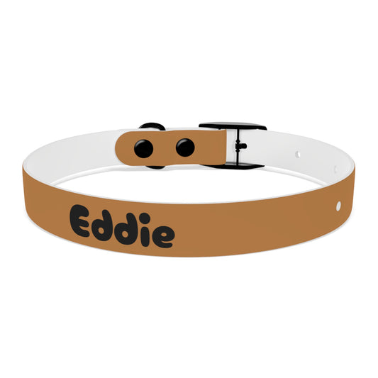 Customizable Light Brown Fun Collar