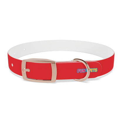 🤩 Customizable Red Fun Collar 🤩