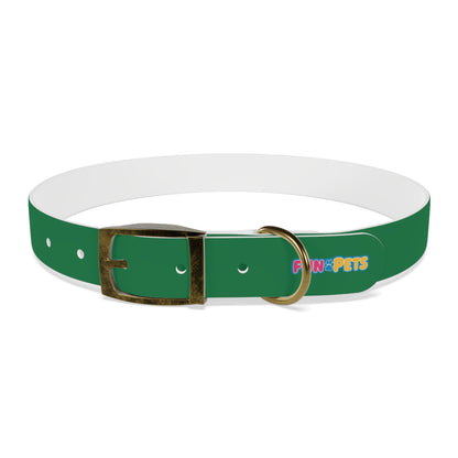 Customizable Dark Green Fun Collar