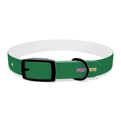 Customizable Dark Green Fun Collar